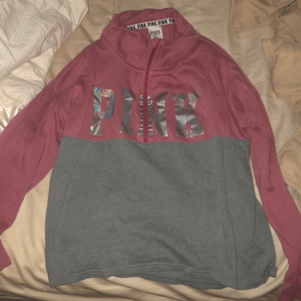 Pink zip up